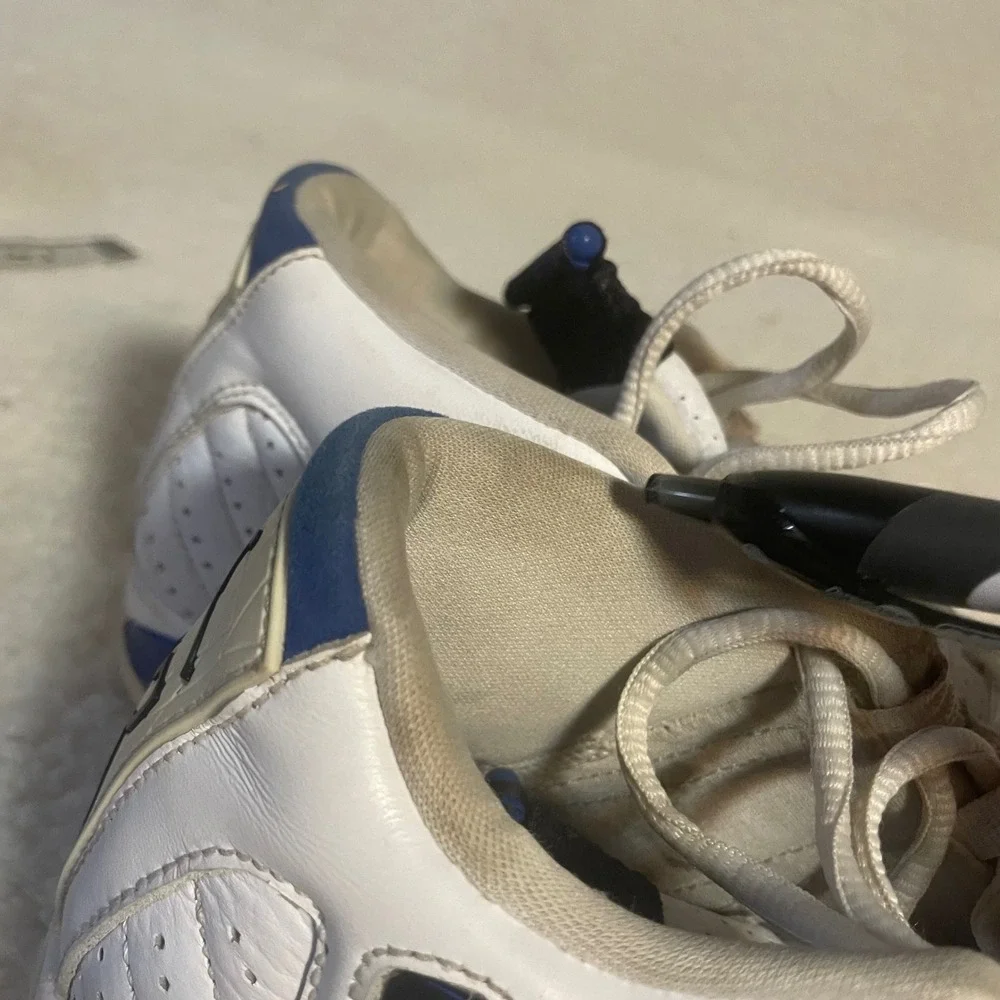 Jordan‎ 14 Retro Low Hyper Royal White Blue Sneakers 487524-104 4Y Womens 5.5